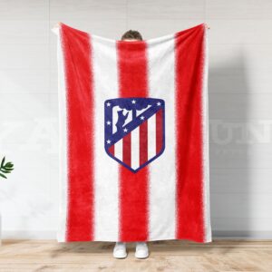 Atlético Madrid Throw Blanket