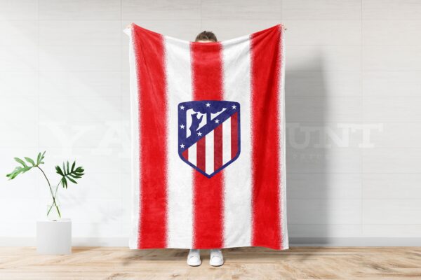 Atlético Madrid Throw Blanket